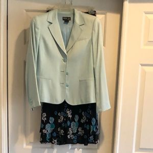Linen Jacket & Skirt Set